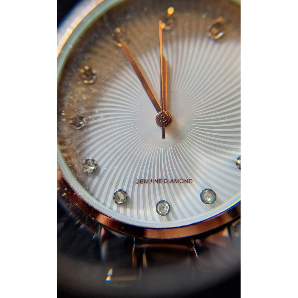 American exchange two tone genuine diamond watch - Picture 2 of 3